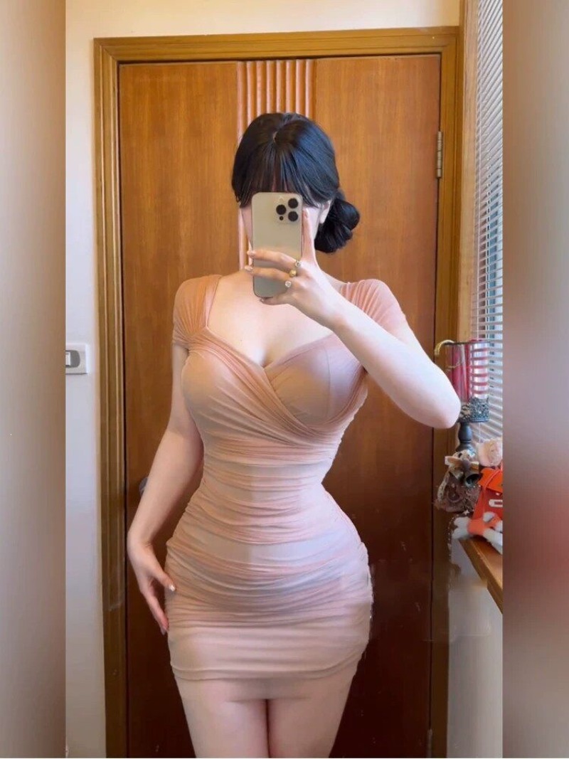 Japanese Street Fashion Female - Seksi File Detaylı Mini Elbise Kadın