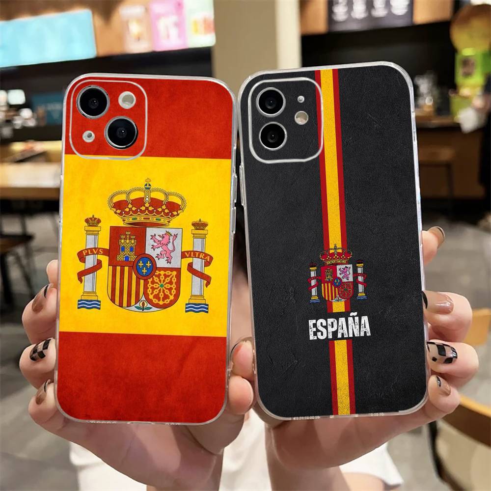 Street Fashion Official - S-Spanyol İspanyol Bayrağı Sanatı Telefon Kılıfı