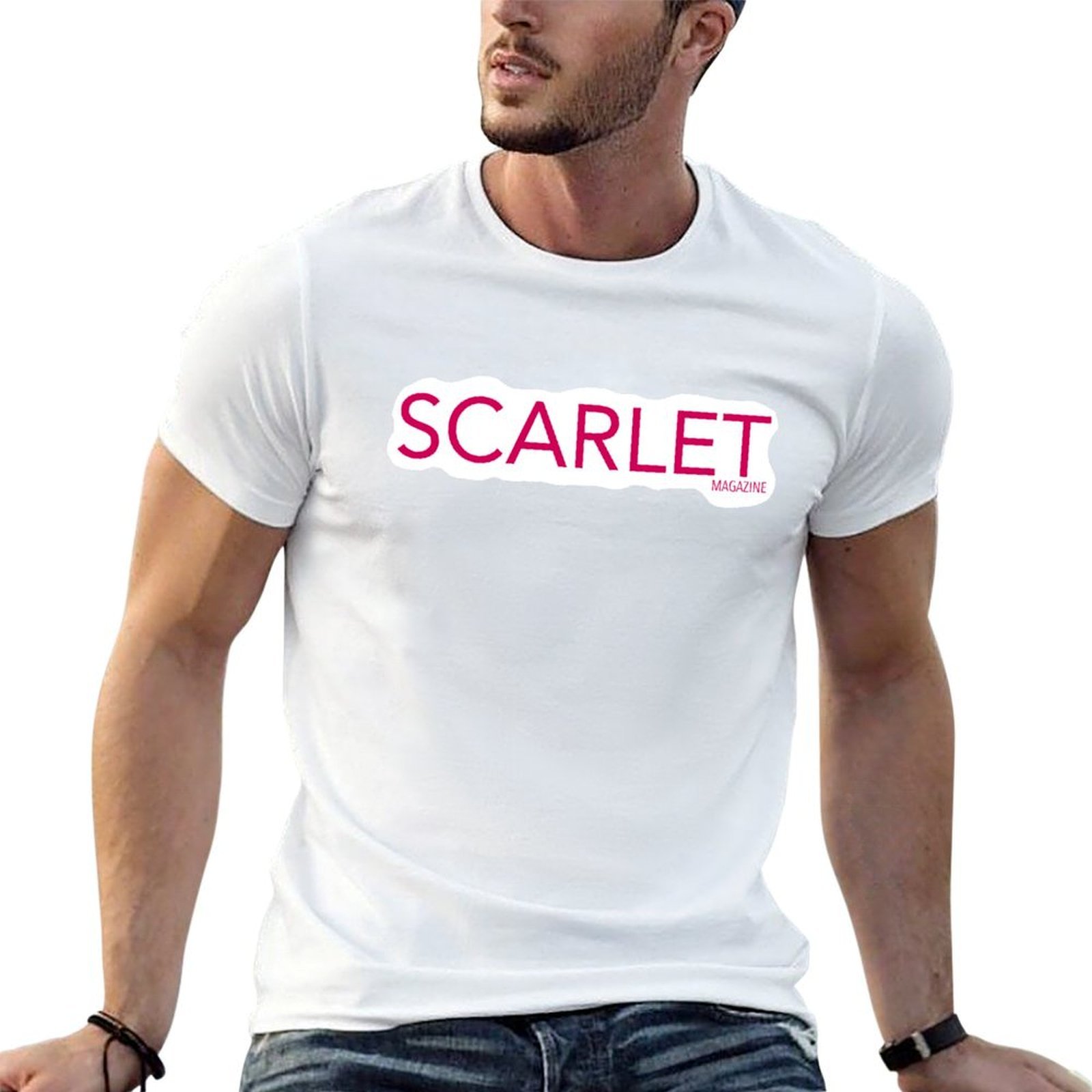 Street Fashion Magazines - scarlet magazine T-Shirt Sokak Modası Günlük