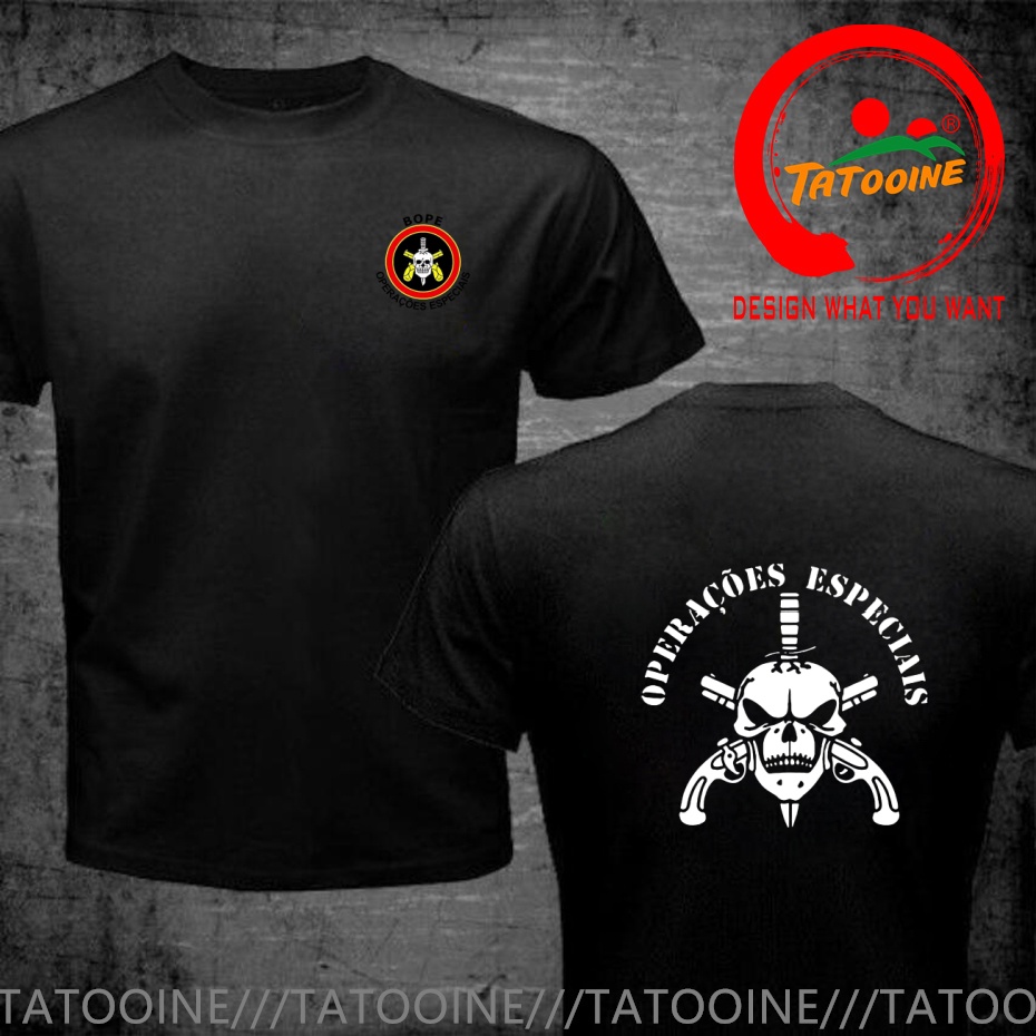 Street Fashion Brazil - Komik Tasarım BOPE Elite Death Squad