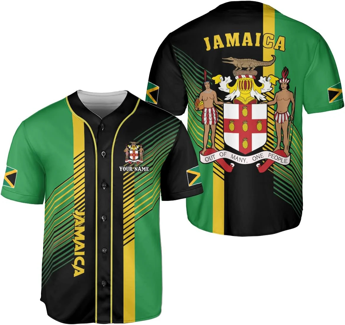 Kişiselleştirilmiş İsim Jamaik - Street Fashion Jersey incelemesi ve fiyatı