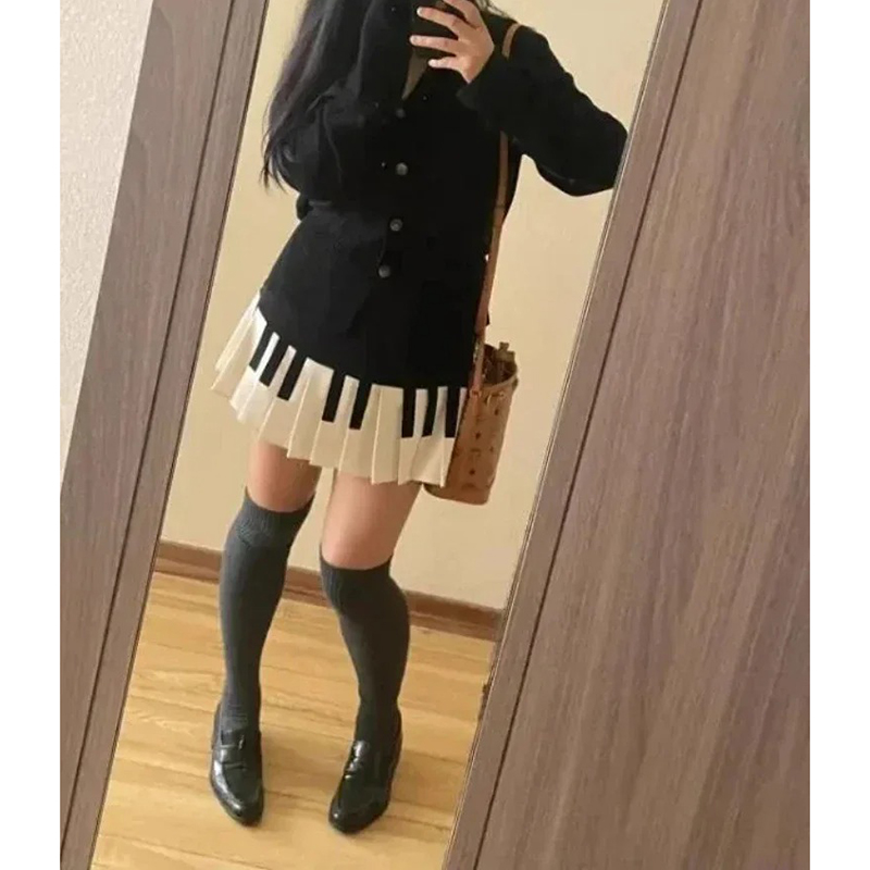 Yaz Kadın Piyano Tasarımcısı M - Street Fashion Korean Girl incelemesi ve fiyatı