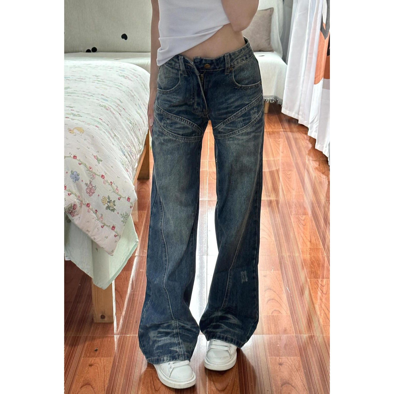 Kızlar Kot Pantolon Japon Vint - Japanese Street Fashion Female incelemesi ve fiyatı