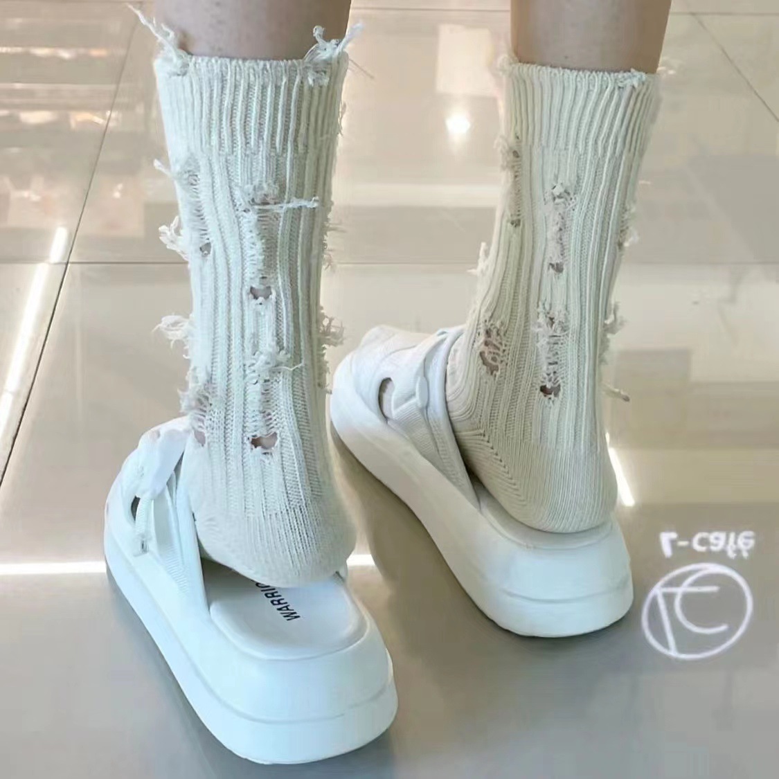 Kadın Yaz Bahar Pamuklu Çorapl - Street Fashion Korean Girl incelemesi ve fiyatı