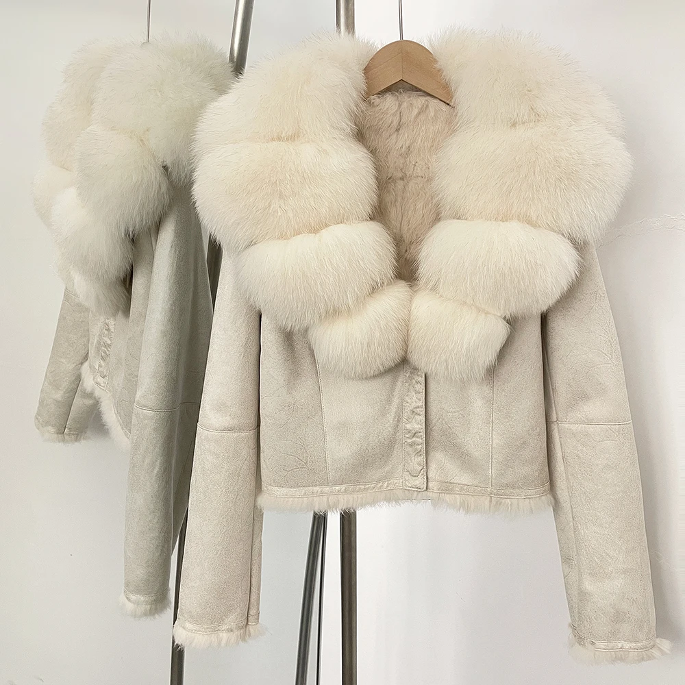 OFTBUY Doğal Tilki Kürklü Yaka - Street Fashion Official incelemesi ve fiyatı