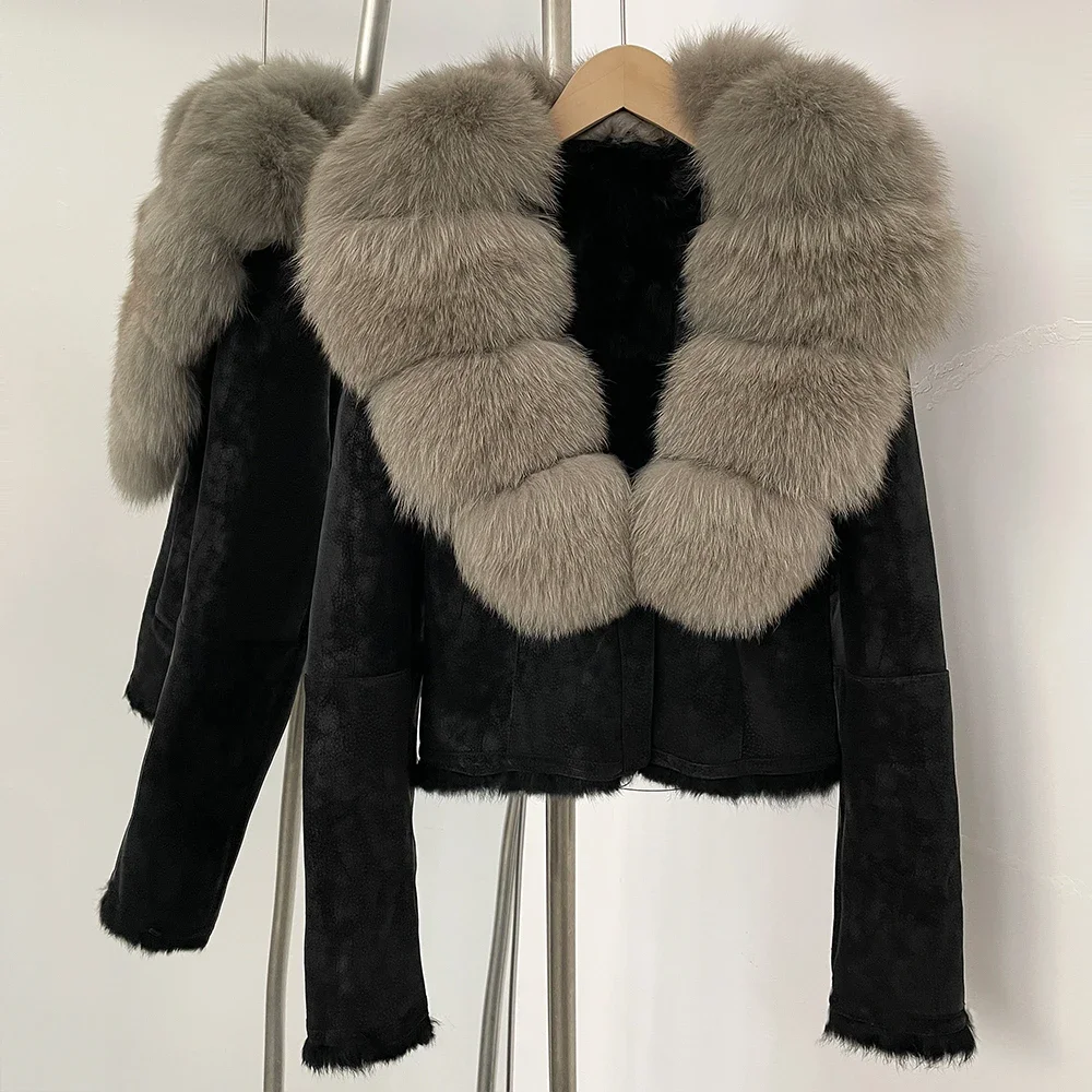 OFTBUY Doğal Tilki Kürklü Yaka - Street Fashion Official incelemesi ve fiyatı