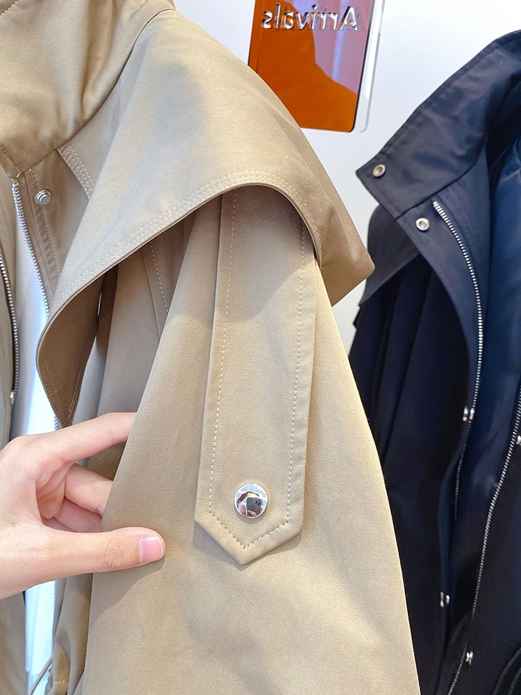 Uzun Kollu Rahat Kısa Siper Be - Street Fashion Korean Girl incelemesi ve fiyatı