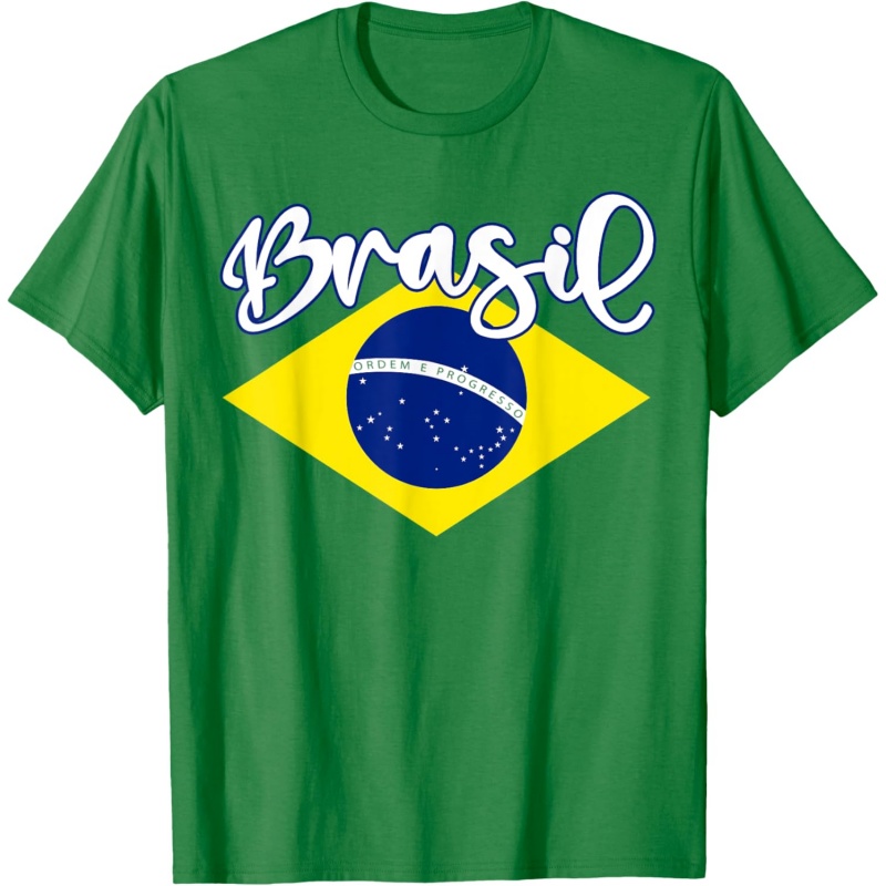 3D Baskılı Brezilya Müzik Tişö - Street Fashion Brazil incelemesi ve fiyatı