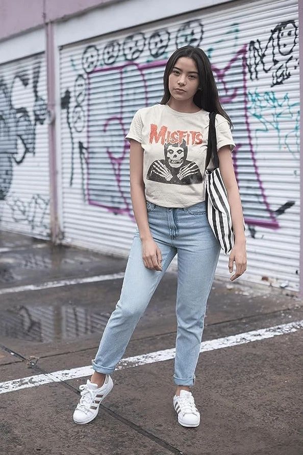 Yeni moda Misfits Punk tarzı T - Street Fashion Jersey incelemesi ve fiyatı